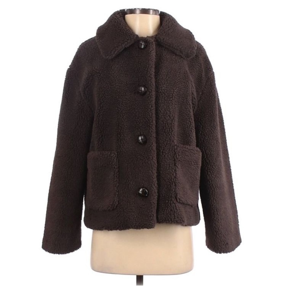 Zara fleece coat. New never worn.